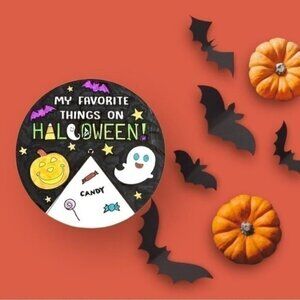 Color Your Own My Favorite Things on Halloween Wheels - 12 Pc.